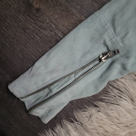 BLANKNYC Morning After Suede Moto Jacket Size Small - Picture 10 of 12